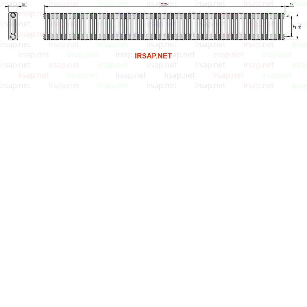 Радиатор IRSAP Tesi 30200/56 T02 CL 01
